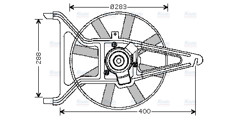 AVA Radiator Cooling Fan CN7539