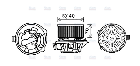 AVA Cabin Fan Blower Motor CN8288