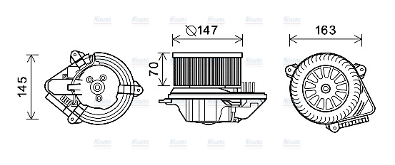 AVA Cabin Fan Blower Motor CN8293