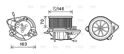 AVA Cabin Fan Blower Motor CN8295