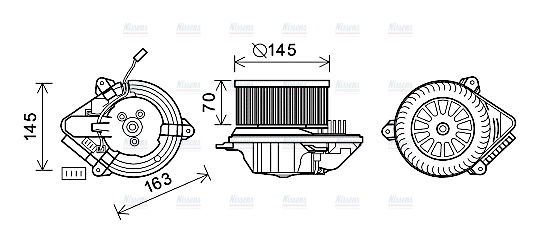 AVA Cabin Fan Blower Motor CN8503