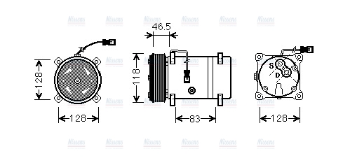 AVA Aircon Compressor CNAK158