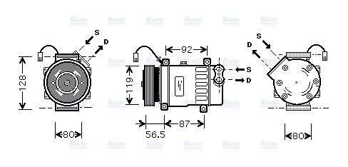 AVA Aircon Compressor CNAK207