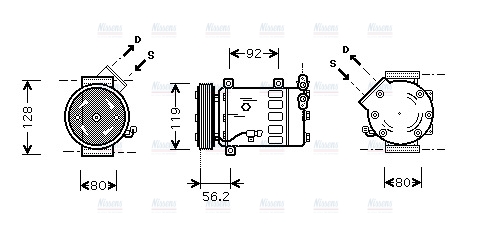 AVA Aircon Compressor CNAK237