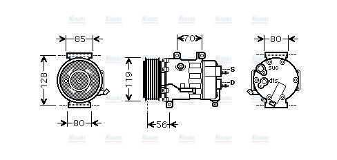 AVA Aircon Compressor CNAK256