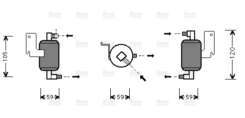 AVA Aircon Receiver Dryer Filter CND186