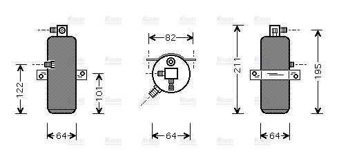AVA Aircon Receiver Dryer Filter CND202