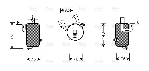 AVA Aircon Receiver Dryer Filter CND203