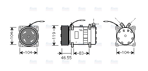 AVA Aircon Compressor CPAK010