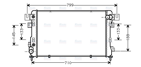 AVA Coolant Radiator CR2011