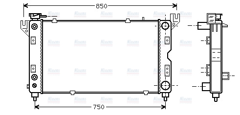 AVA Coolant Radiator CR2028