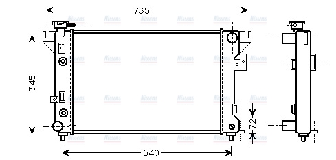AVA Coolant Radiator CR2032