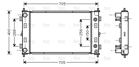 AVA Coolant Radiator CR2034