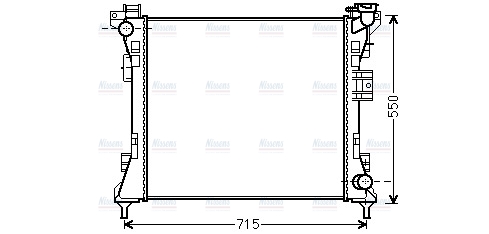 AVA Coolant Radiator CR2104