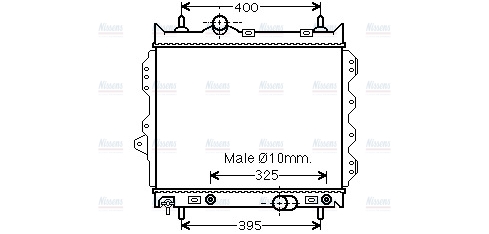 AVA Coolant Radiator CR2119