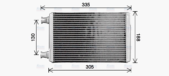 AVA Cabin Heater Core CR6145