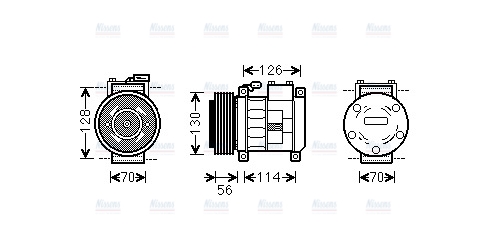 AVA Aircon Compressor CRAK062