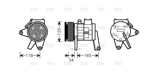 AVA Aircon Compressor CRAK063