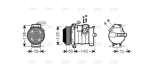 AVA Aircon Compressor CRAK129