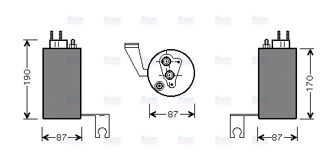 AVA Aircon Receiver Dryer Filter CRD084