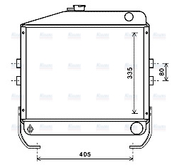 AVA Coolant Radiator CS2024