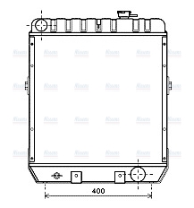 AVA Coolant Radiator CS2028