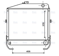 AVA Coolant Radiator CS2029