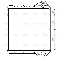 AVA Coolant Radiator CS2032