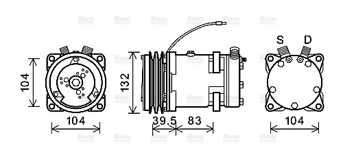 AVA Aircon Compressor CSAK007