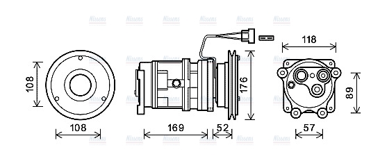 AVA Aircon Compressor CSAK011
