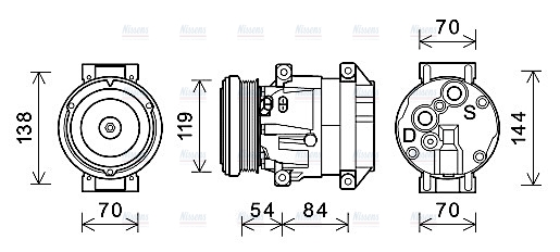 AVA Aircon Compressor CTAK055