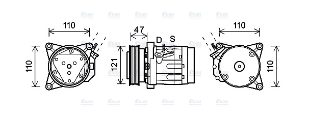 AVA Aircon Compressor CTK036