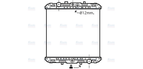 AVA Coolant Radiator DF2004N