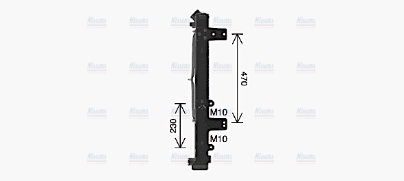 AVA Coolant Radiator DF2096