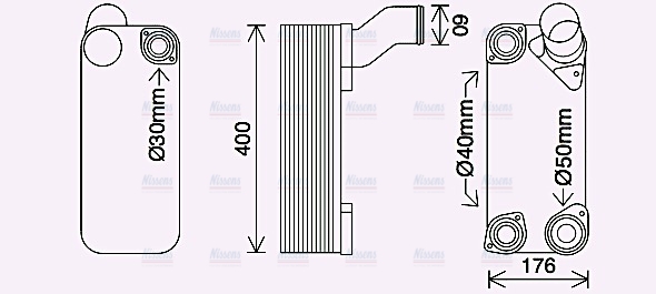 AVA Oil cooler DF3082