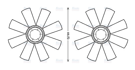 AVA Fan clutch DFB063