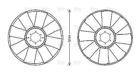 AVA Fan clutch DFB064