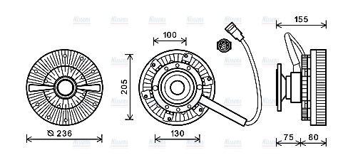 AVA Cooling Fan Clutch DFC046