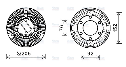 AVA Cooling Fan Clutch DFC058