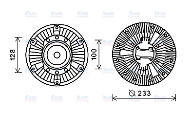 AVA Fan clutch DFC065
