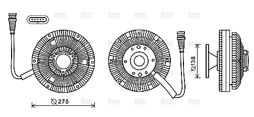 AVA Cooling Fan Clutch DFC068