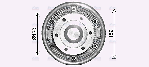 AVA Fan clutch DFC092
