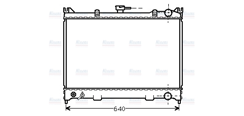 AVA Coolant Radiator DN2078