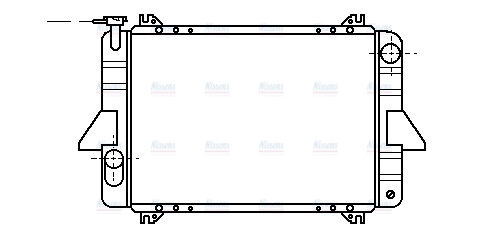 AVA Coolant Radiator DN2088
