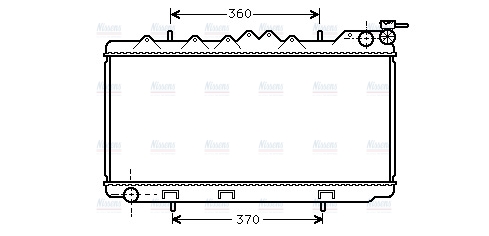 AVA Coolant Radiator DN2102