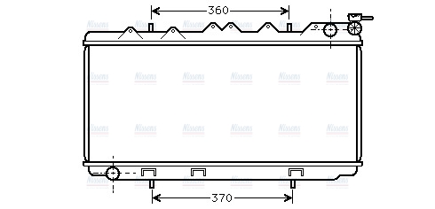 AVA Coolant Radiator DN2114