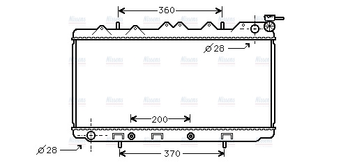 AVA Coolant Radiator DN2117