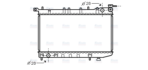 AVA Coolant Radiator DN2123