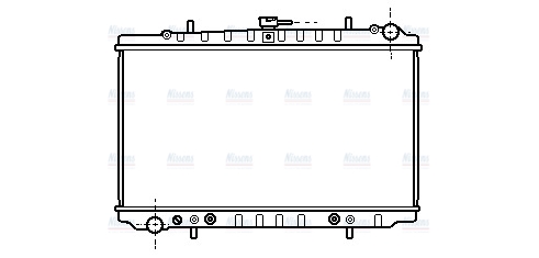 AVA Coolant Radiator DN2152