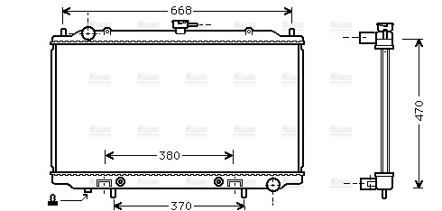 AVA Coolant Radiator DN2189